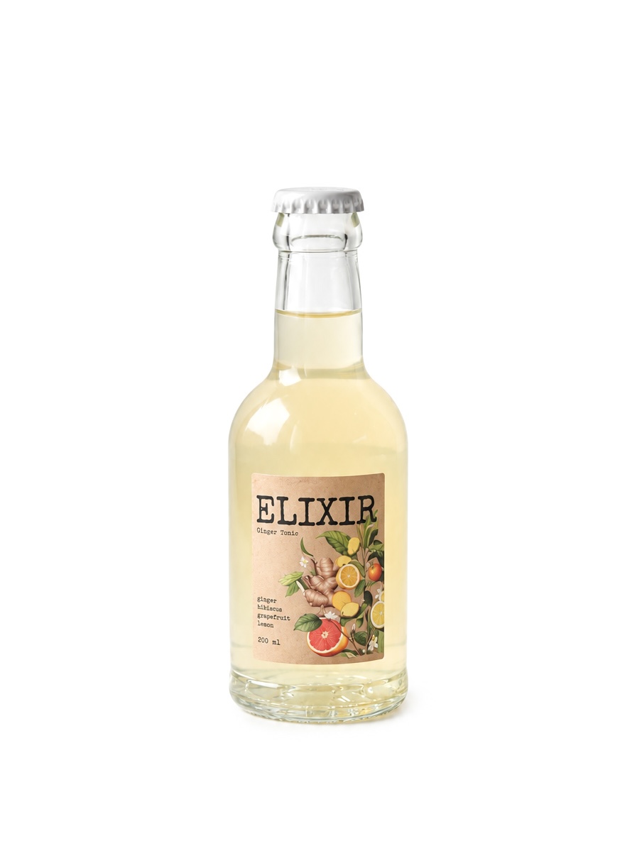 Эликсир Имбирный Тоник" ("Elixir Ginger Tonic") 0,2 л