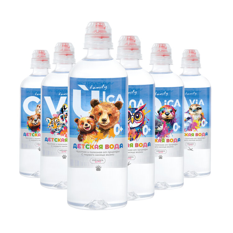 Вулканика Детская 0,5 мл ПЭТ негаз