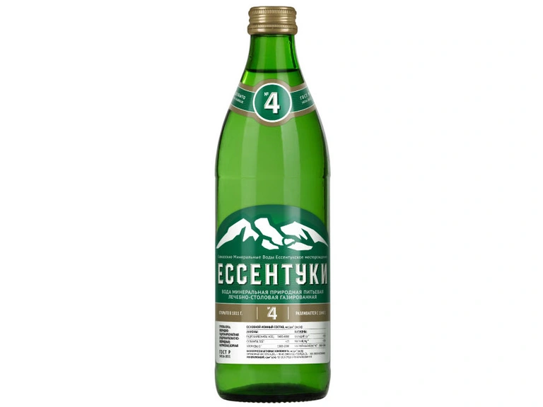 Минеральная вода "Ессентуки №4" 0,45 л стекло