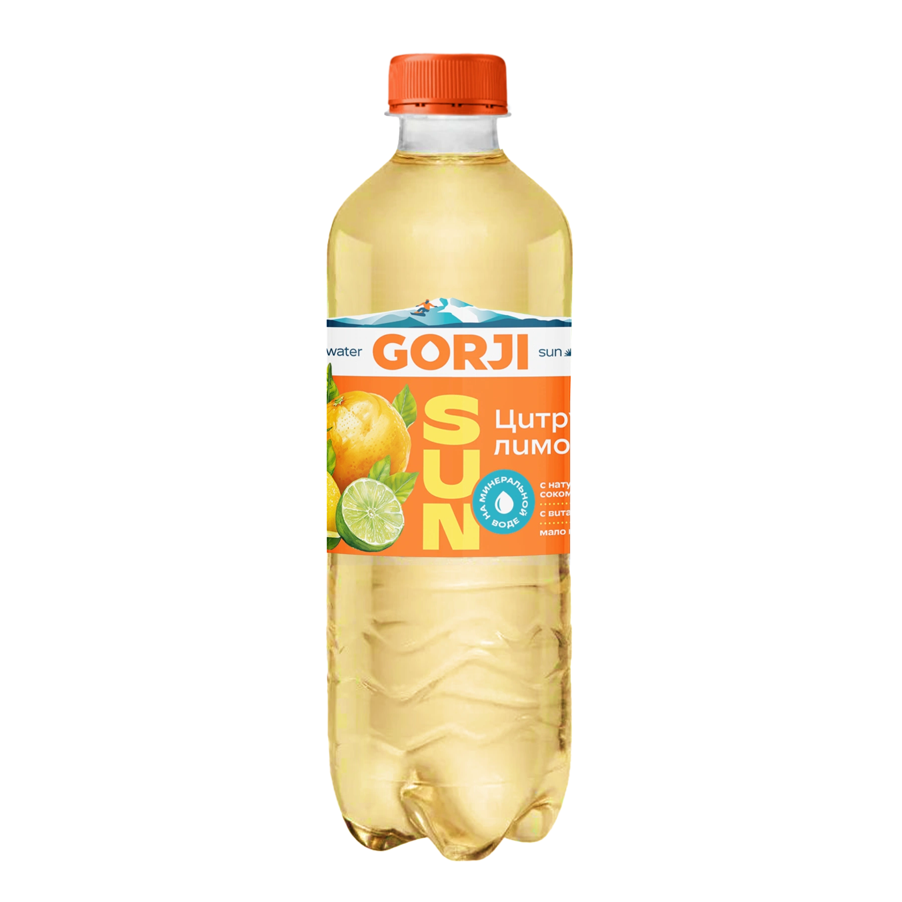 Напиток безалкогольный сильногазированный Цитрус-лимон GORJI