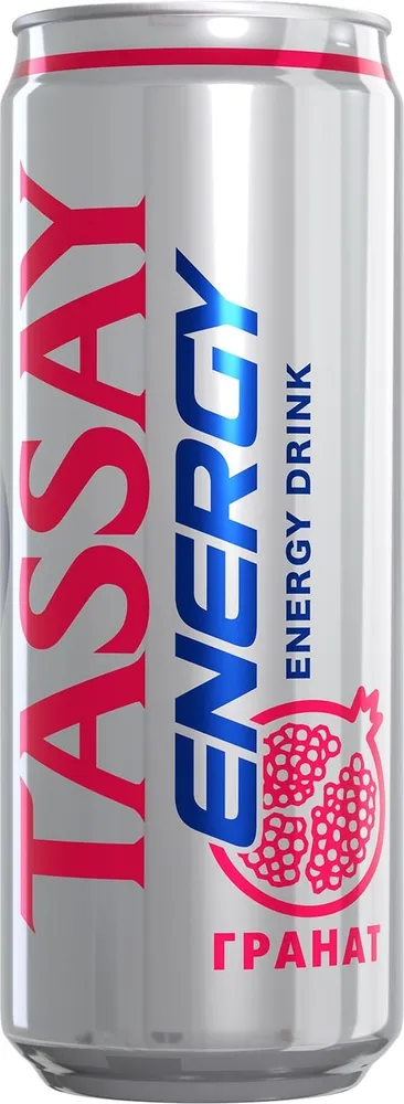 Тонизирующий напиток (энергетический) Tassay Energy GRANAT 0,45 ж/б