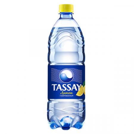 Вода со вскусом лимона TASSAY 1,0 ПЭТ газ