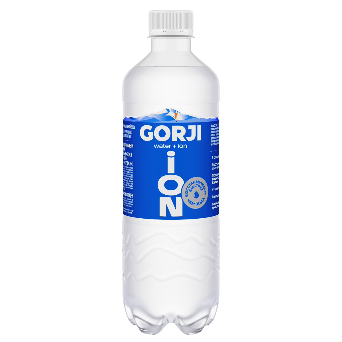 Вода минеральная природная лечебно-столовая питьевая газированная «GORJI» 0,5 л ПЭТ